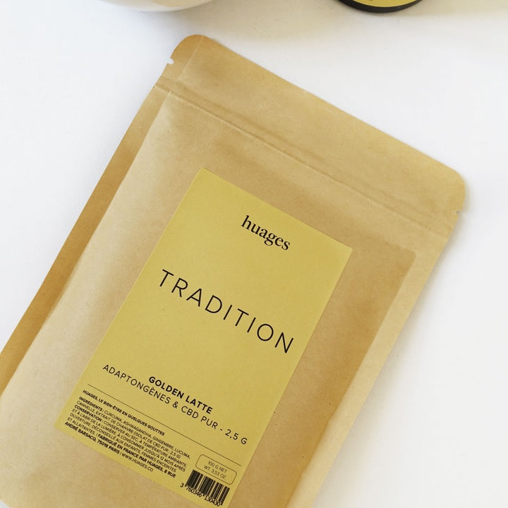 TRADITON - le golden latte aux adaptogènes (Doypack 100g) Huages